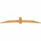 Ekena Millwork Bellingham Rough Sawn Timber Gable Bracket, Western Red Cedar, 96"W x 20"H x 2"D x 6"F, 5/12 Pitch GBW096X20X0206BEL00RWR - alternate 2